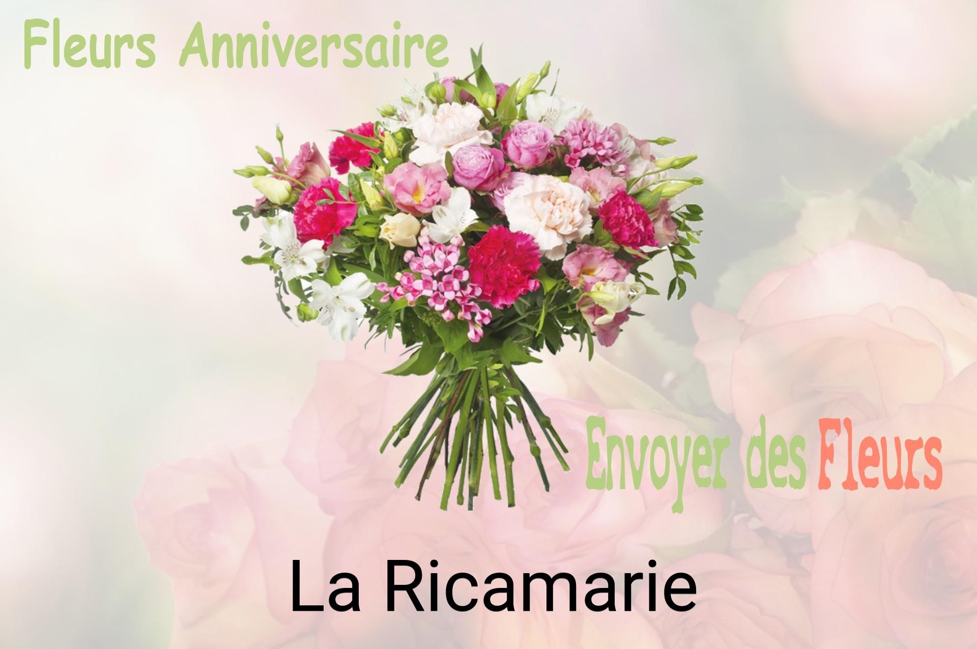 Bouquet de fleurs d’anniversaire livré à La Ricamarie