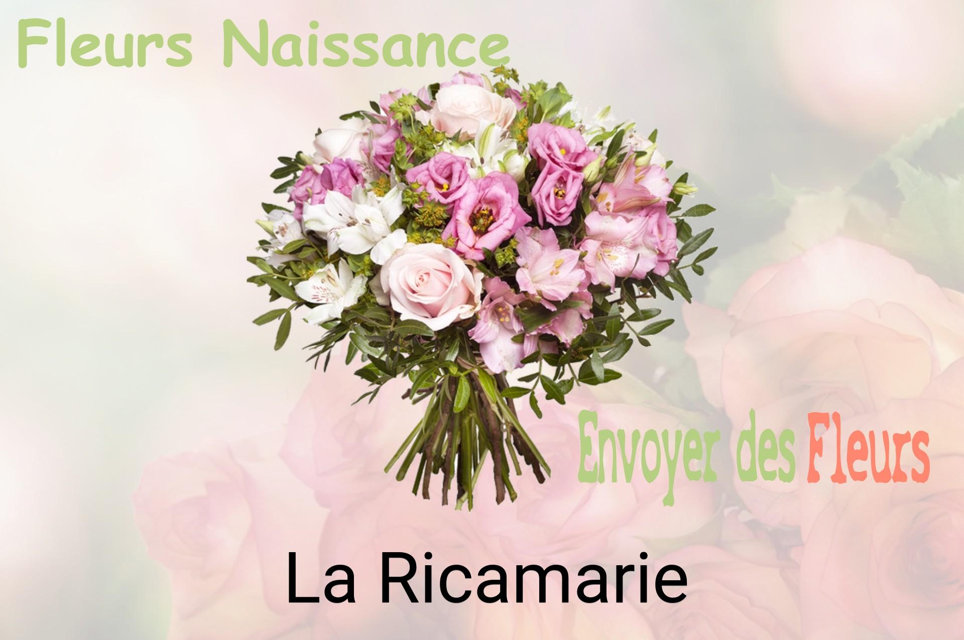 Bouquet de fleurs de naissance livré à La Ricamarie